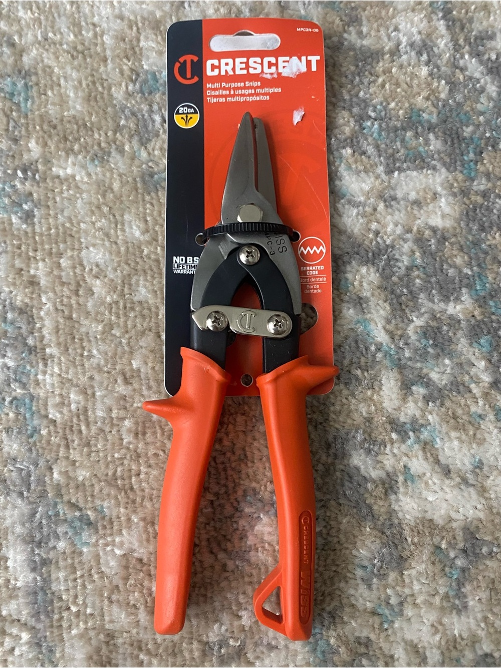 New Crescent Multi-Purpose 9 inch tin Snips